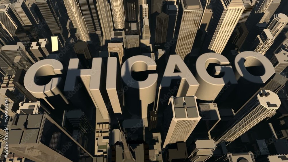 Chicago Skyline and Industrial Areas